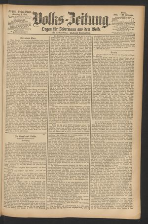 Volks-Zeitung vom 01.05.1881