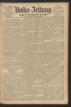 Volks-Zeitung vom 04.05.1881