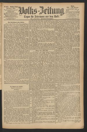 Volks-Zeitung on May 8, 1881