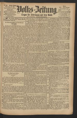 Volks-Zeitung vom 14.05.1881
