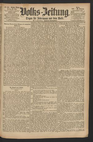 Volks-Zeitung vom 20.05.1881