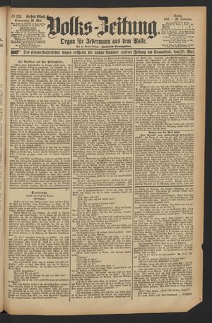 Volks-Zeitung vom 26.05.1881