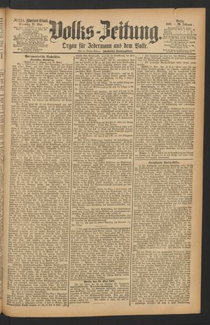 Volks-Zeitung vom 31.05.1881