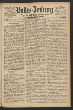 Volks-Zeitung vom 11.06.1881