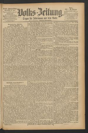 Volks-Zeitung vom 11.06.1881