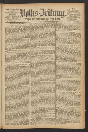Volks-Zeitung vom 12.06.1881