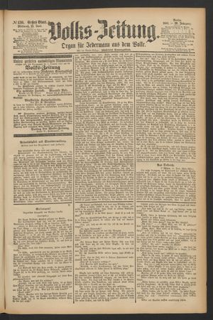 Volks-Zeitung vom 15.06.1881