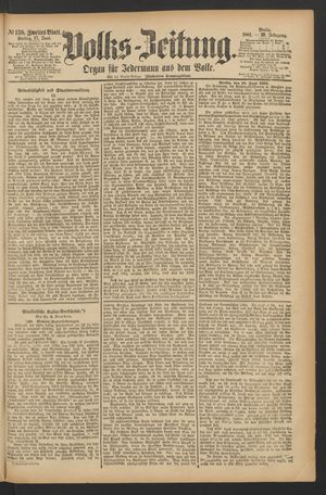 Volks-Zeitung vom 17.06.1881