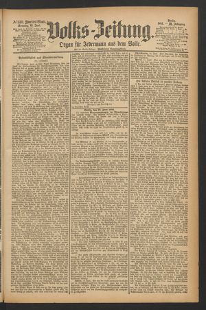 Volks-Zeitung vom 19.06.1881