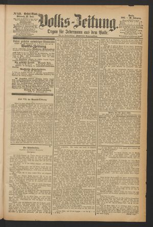 Volks-Zeitung vom 29.06.1881