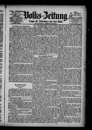 Volks-Zeitung on Jul 6, 1881