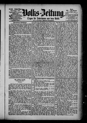 Volks-Zeitung vom 07.07.1881