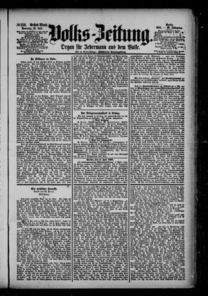 Volks-Zeitung vom 10.07.1881