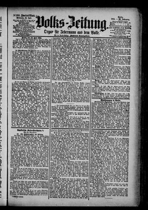 Volks-Zeitung vom 13.07.1881
