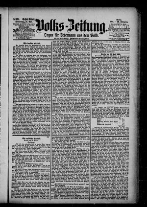 Volks-Zeitung vom 14.07.1881