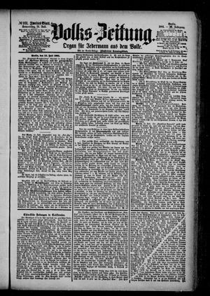 Volks-Zeitung vom 14.07.1881