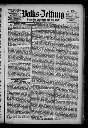 Volks-Zeitung vom 15.07.1881