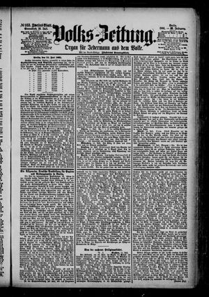 Volks-Zeitung vom 16.07.1881