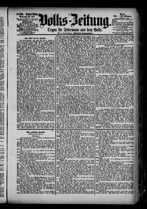 Volks-Zeitung vom 20.07.1881