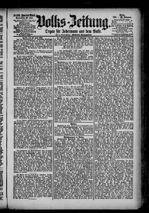 Volks-Zeitung on Jul 23, 1881