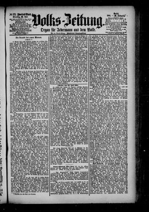 Volks-Zeitung vom 26.07.1881