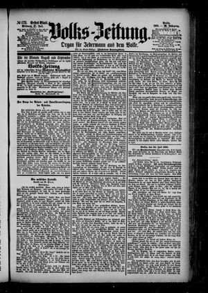 Volks-Zeitung vom 27.07.1881