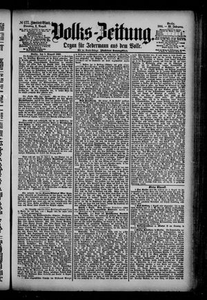 Volks-Zeitung vom 02.08.1881