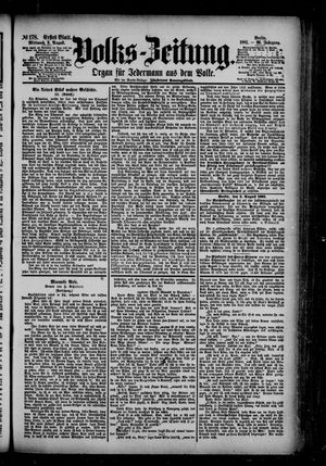 Volks-Zeitung vom 03.08.1881