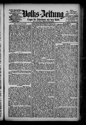 Volks-Zeitung vom 03.08.1881