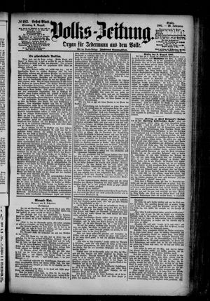 Volks-Zeitung vom 09.08.1881