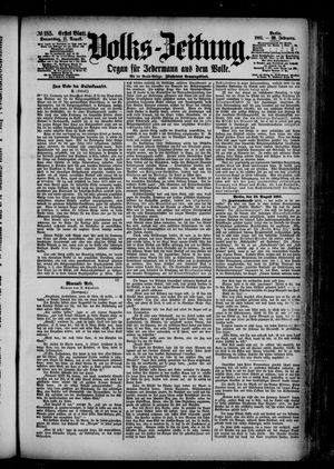 Volks-Zeitung on Aug 11, 1881