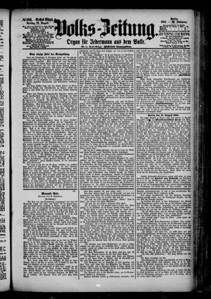 Volks-Zeitung vom 12.08.1881