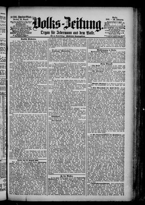 Volks-Zeitung vom 12.08.1881