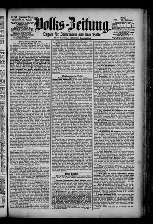 Volks-Zeitung on Aug 13, 1881