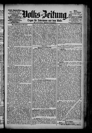Volks-Zeitung vom 16.08.1881