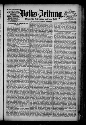 Volks-Zeitung vom 18.08.1881