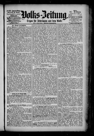 Volks-Zeitung vom 20.08.1881
