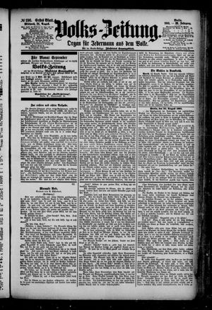 Volks-Zeitung on Aug 24, 1881