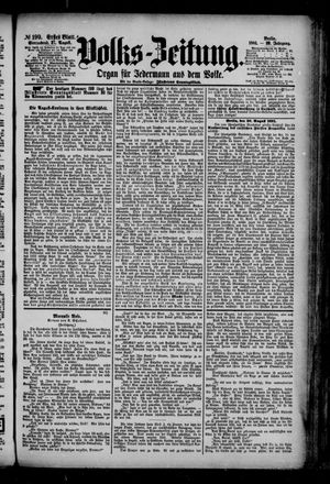 Volks-Zeitung on Aug 27, 1881