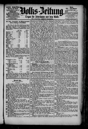 Volks-Zeitung vom 28.08.1881