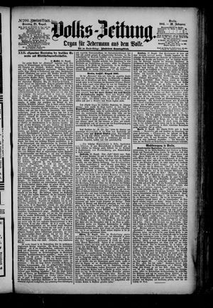 Volks-Zeitung vom 28.08.1881