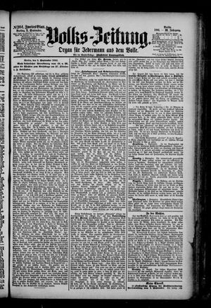 Volks-Zeitung vom 02.09.1881