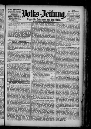 Volks-Zeitung vom 03.09.1881