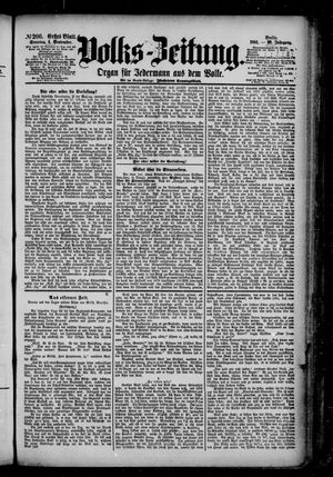 Volks-Zeitung vom 04.09.1881