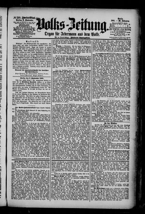 Volks-Zeitung vom 09.09.1881
