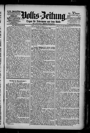 Volks-Zeitung vom 10.09.1881