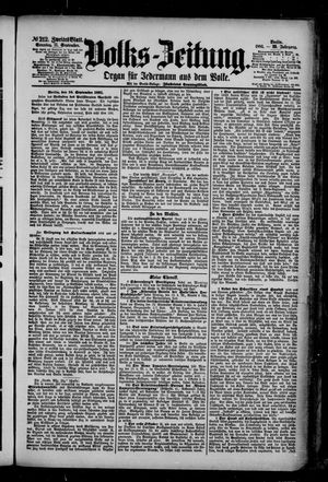 Volks-Zeitung vom 11.09.1881
