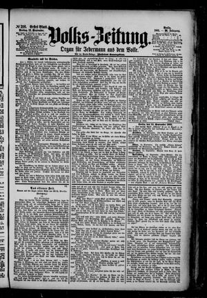 Volks-Zeitung vom 16.09.1881