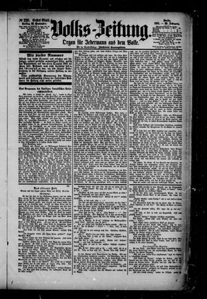 Volks-Zeitung vom 30.09.1881