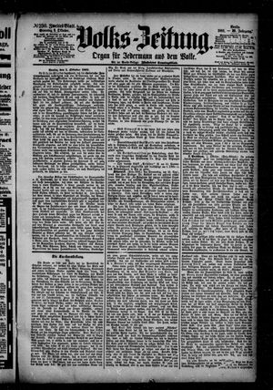 Volks-Zeitung vom 02.10.1881